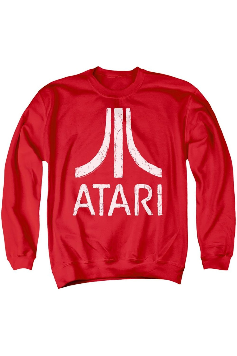 

Толстовка Atari Rough Logo для взрослых с круглым вырезом Gildan, красный