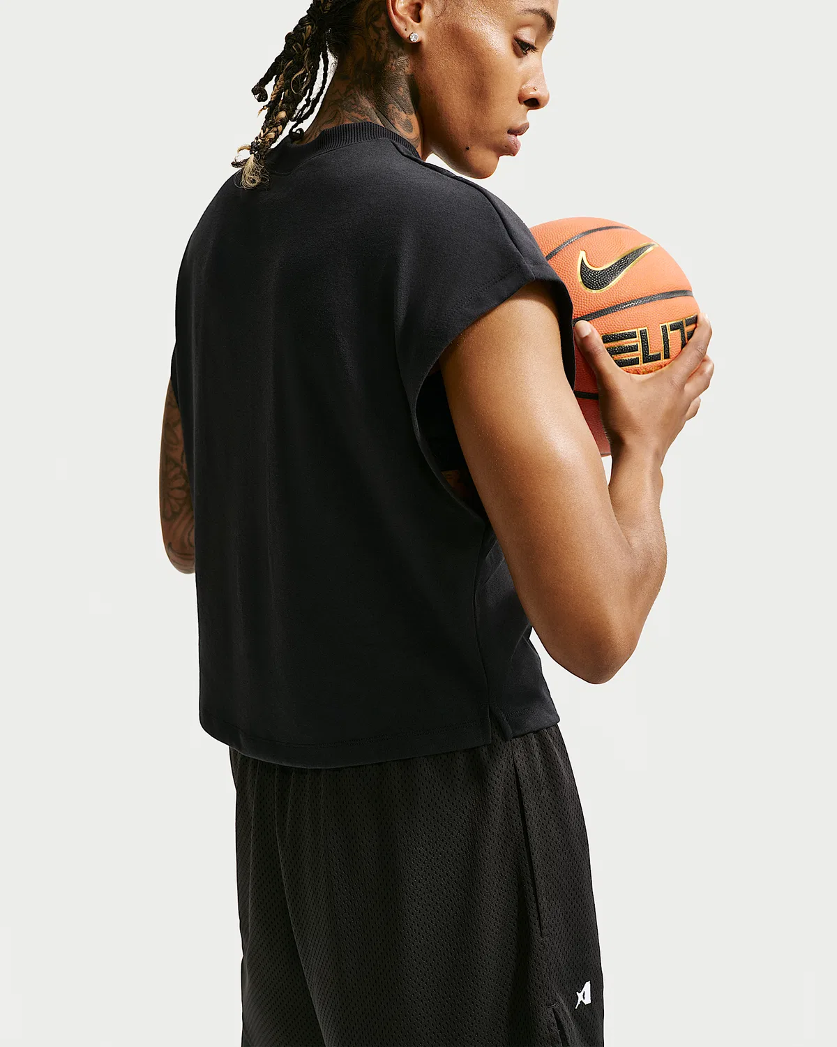 Женская баскетбольная майка A'ja Wilson, Black/White — фото 2
