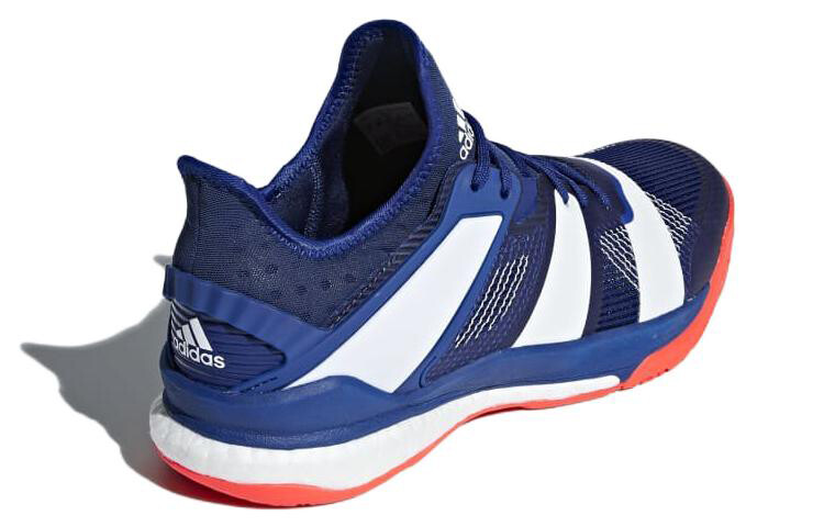 Кроссовки Stabile Training Unisex Low-top Белый/Королевский синий/Зеленый папоротник Adidas — фото 4