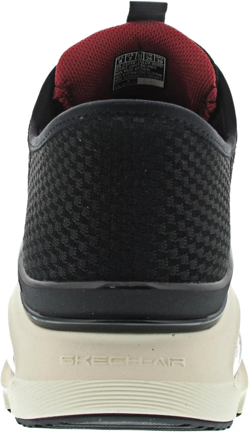 Мужские кроссовки Skechers Skech-air Ventura, Black Red — фото 2