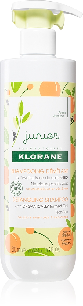 

Детский шампунь для детей с тонкими волосами Klorane, 500 мл