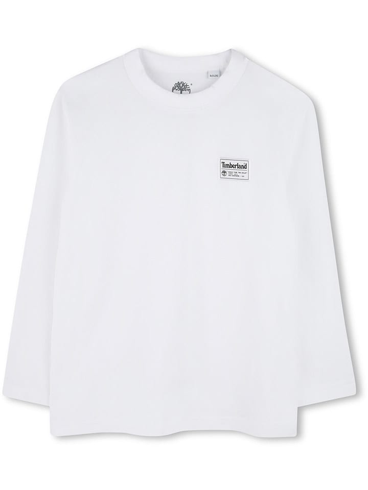 

Timberland Белая футболка с длинными рукавами