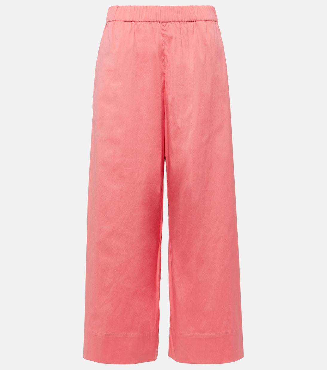 

Широкие брюки Esperia из хлопковой смесовой ткани Max Mara, Blush
