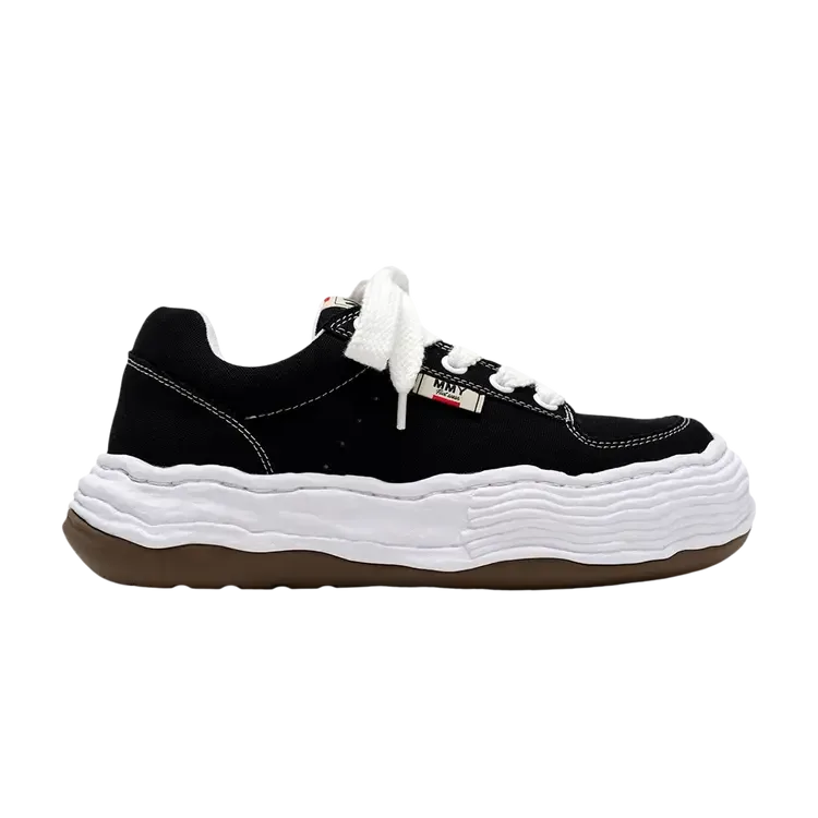 Maison Mihara Yasuhiro Oliver OG Canvas Low, черный цвет