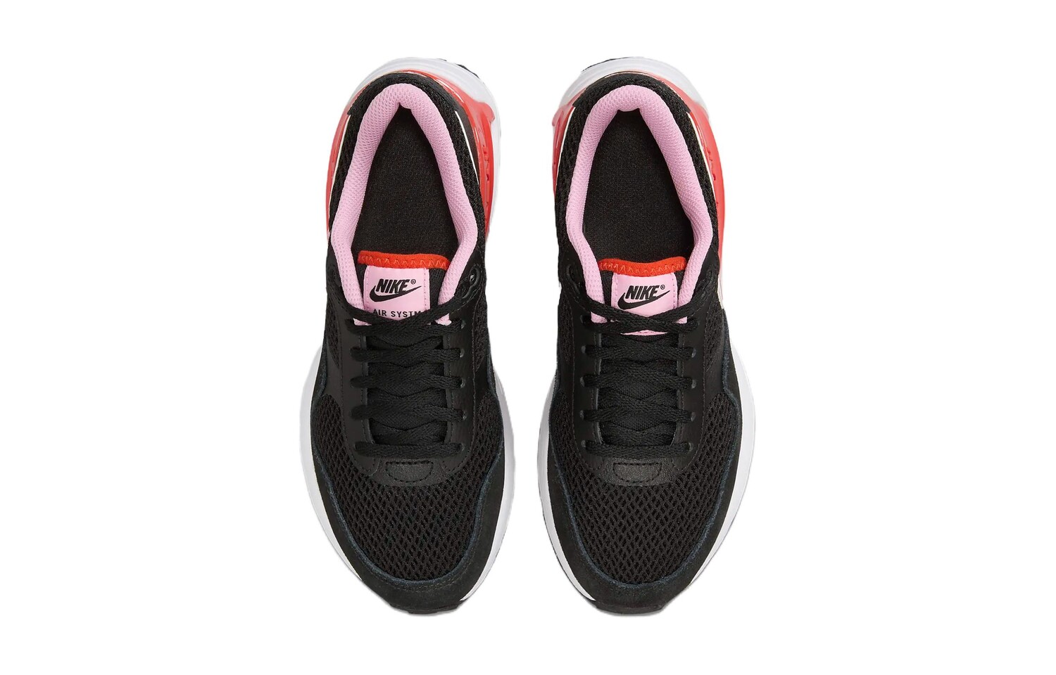 Кроссовки Nike Air Max SYSTM SE GS 'Floral', черный/красный — фото 4
