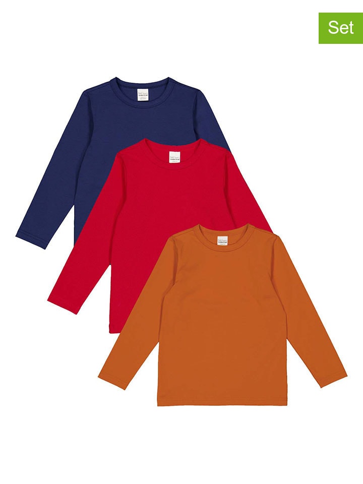 

Лонгслив Fred´s World by GREEN COTTON, цвет orange/rot/dunkelblau