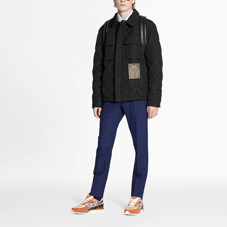 

Новые квартальные продукты LV Jacket Men Black Louis Vuitton, черный