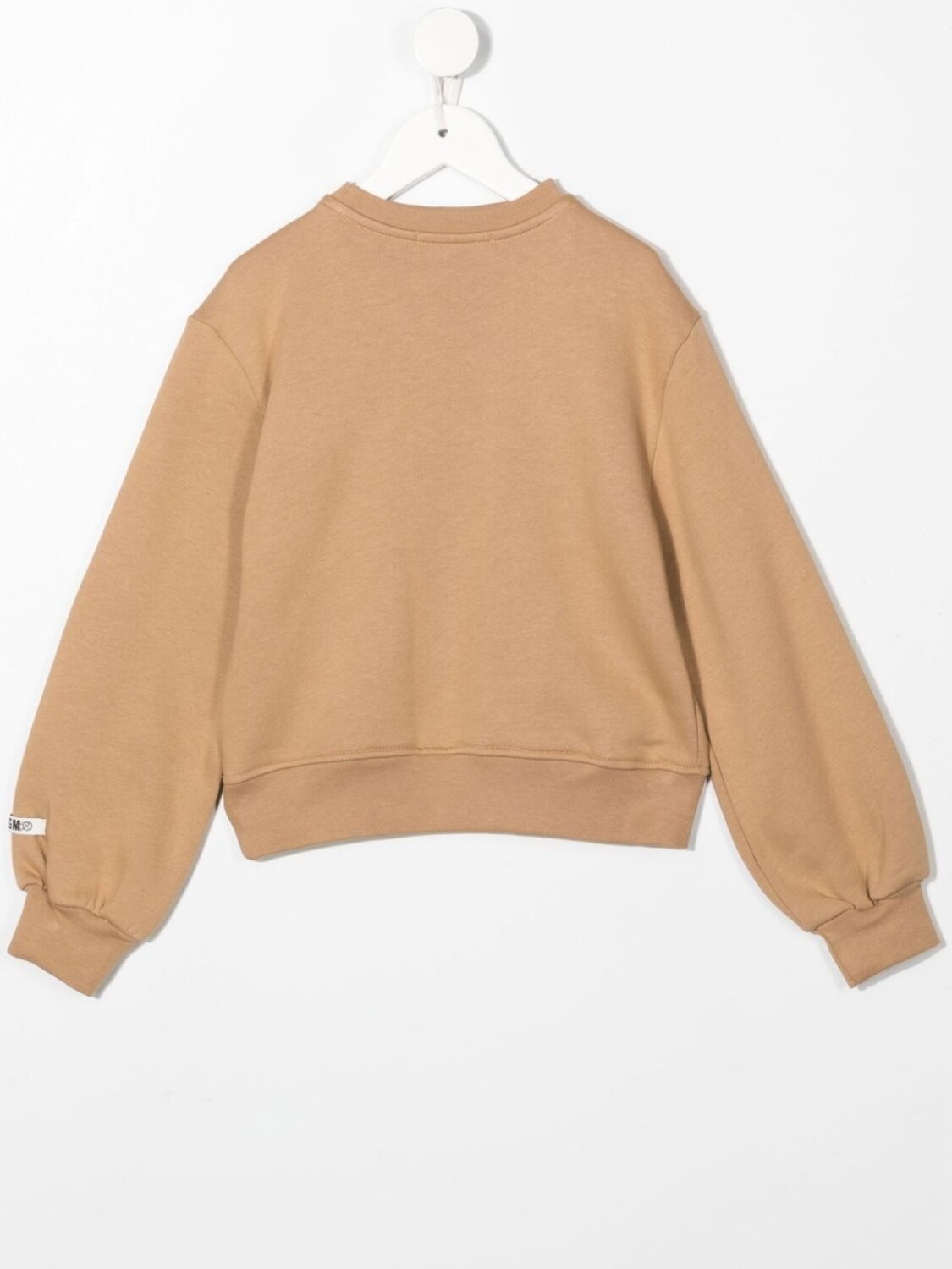 

MSGM Kids толстовка с логотипом, коричневый