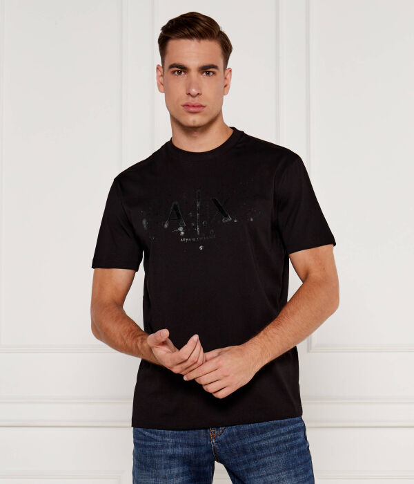 

Футболка мужская Armani Exchange с принтом, черный