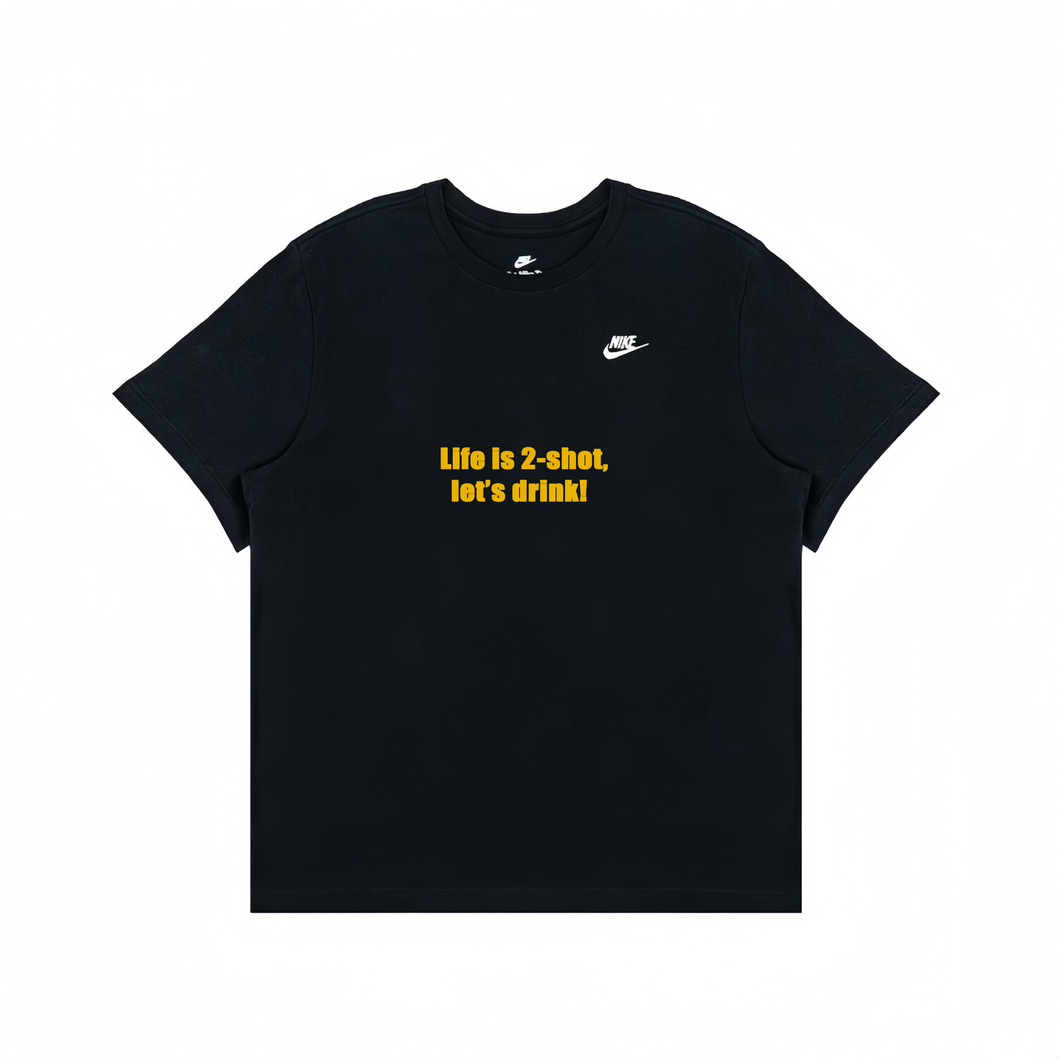 

Футболка унисекс черная Nike, черный