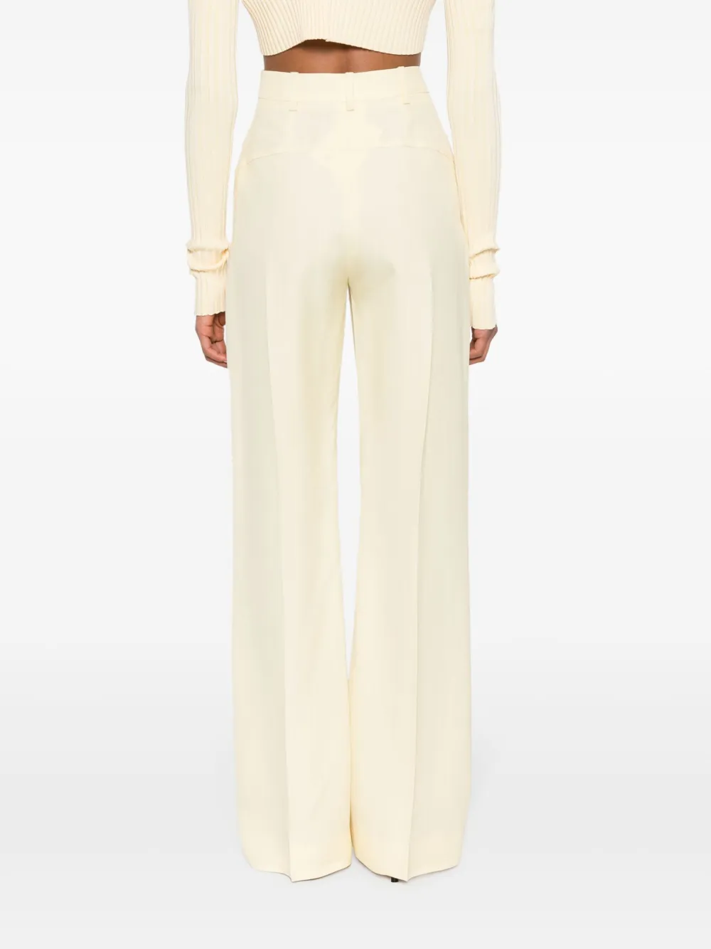 Расклешенные брюки Le Pantalon Sauge JACQUEMUS, желтый — фото 4