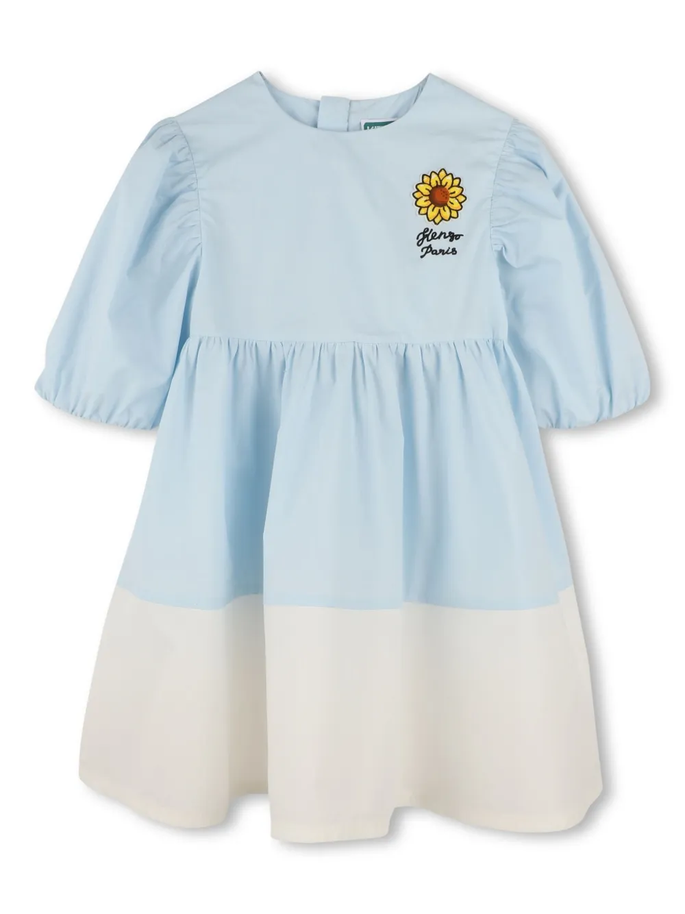 

Платье с аппликацией Kenzo Kids, синий