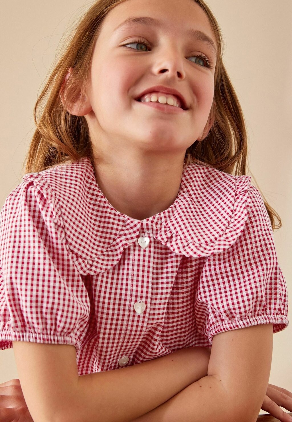 

Платье повседневное RICH SCHOOL GINGHAM TIERED PRETTY Next, цвет red