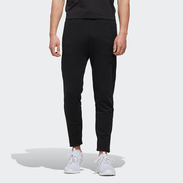 Спортивные штаны adidas neo M SW TP Lacing Slim Fit Sports Long Pants Black, черный — фото 3