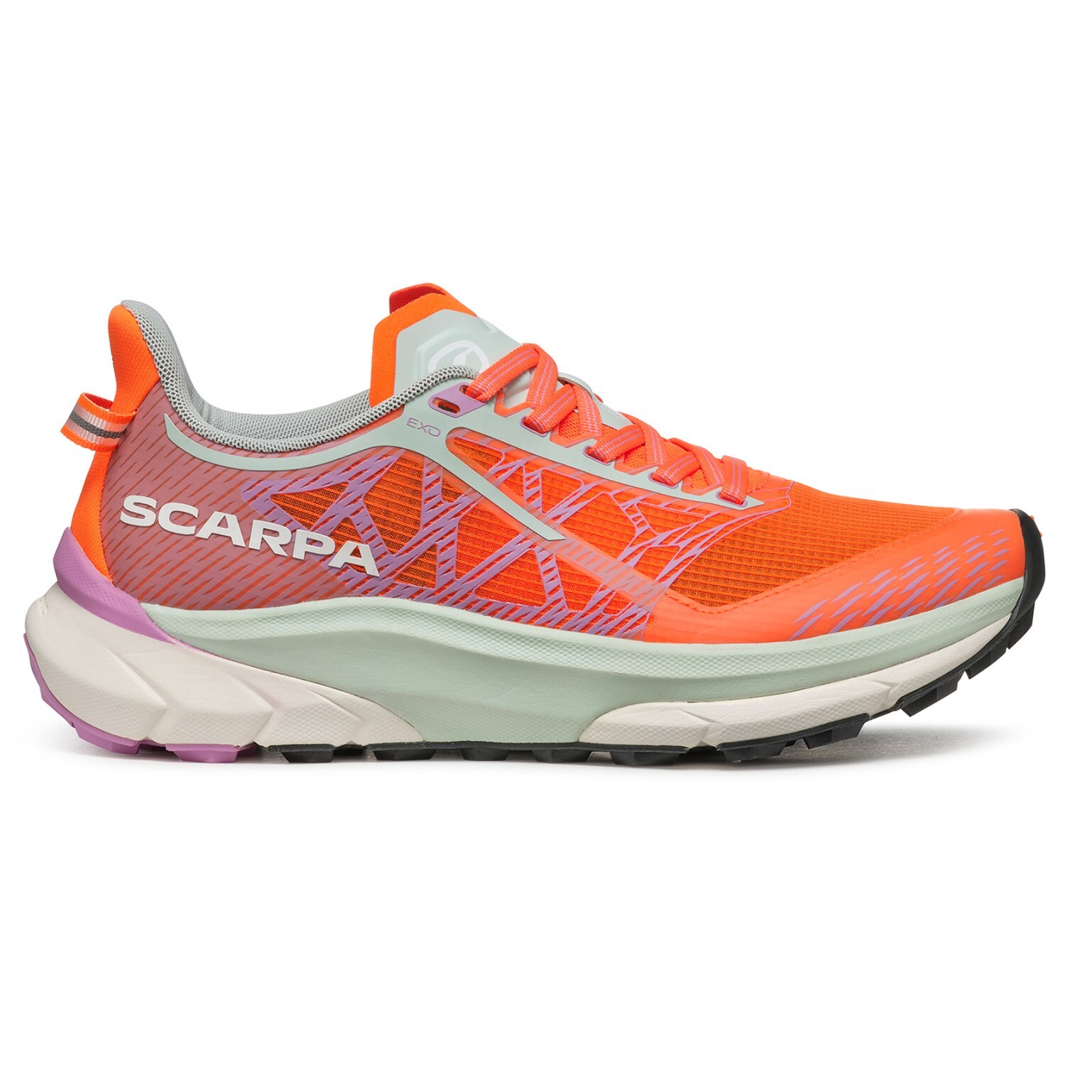 

Кроссовки для бега по пересеченной местности Scarpa Women's Golden Gate 2, цвет Orange Fluo/Orchid