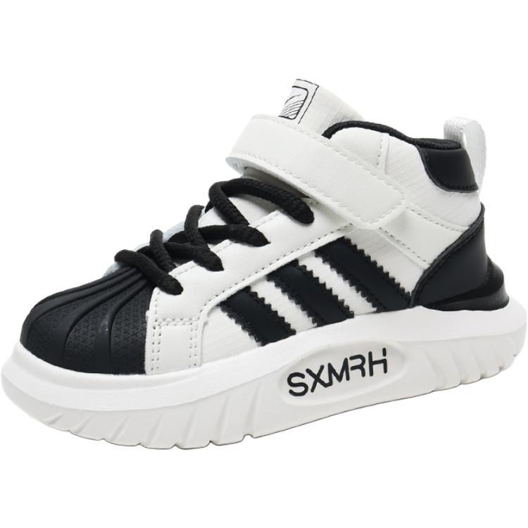 

Нескользящие амортизирующие устойчивые к истиранию водонепроницаемые кроссовки Skateboard для детей Binary, белый