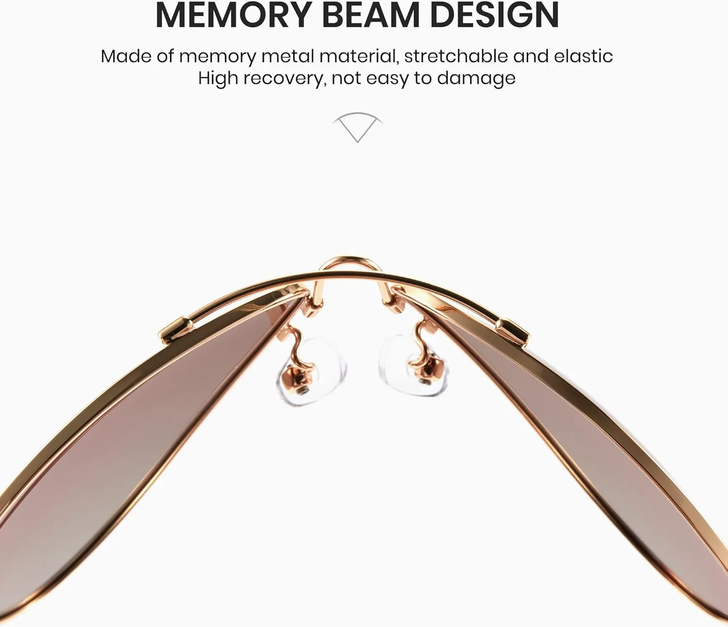 

Солнцезащитные очки Cyxus в стиле ретро «Авиатор» (2 шт.) для женщин и мужчин, поляризованные, с защитой UV400, винтажные, в стиле 70-х, с двойной перемычкой, Grey