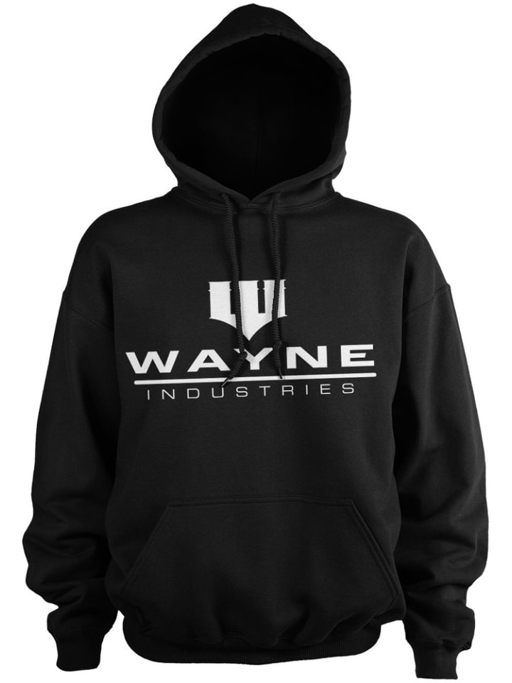 

Толстовка Wayne Industries Logo Big Tall Hoodie черного цвета Batman, Черный, Толстовка Wayne Industries Logo Big Tall Hoodie черного цвета Batman