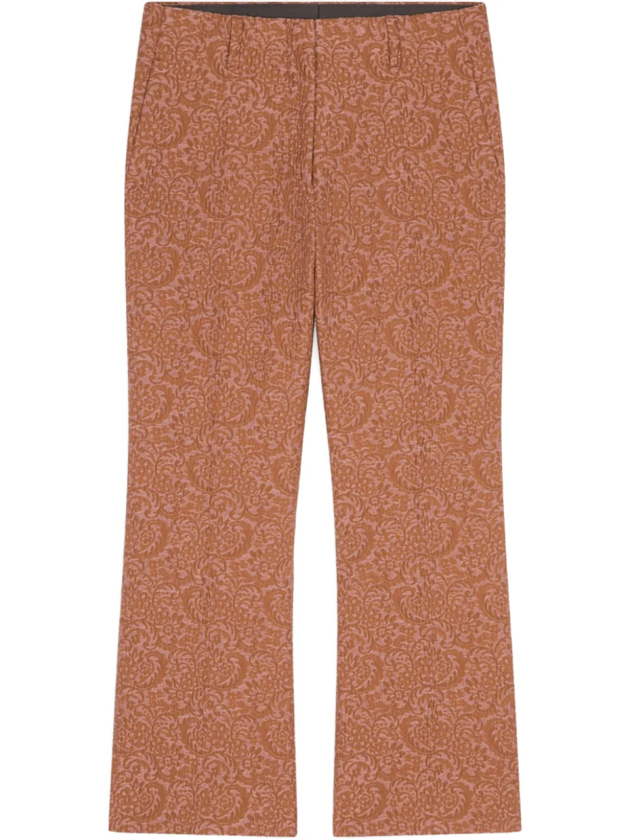 

Жаккардовые брюки DRIES VAN NOTEN с узором, нейтральный