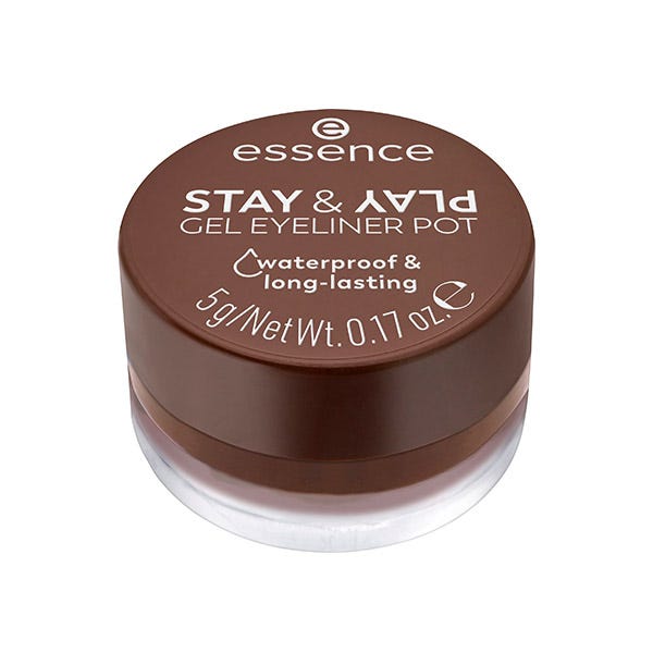 

Гелевая подводка для глаз ESSENCE Stay & Play Gel Eyeliner Pot, 02 Brown