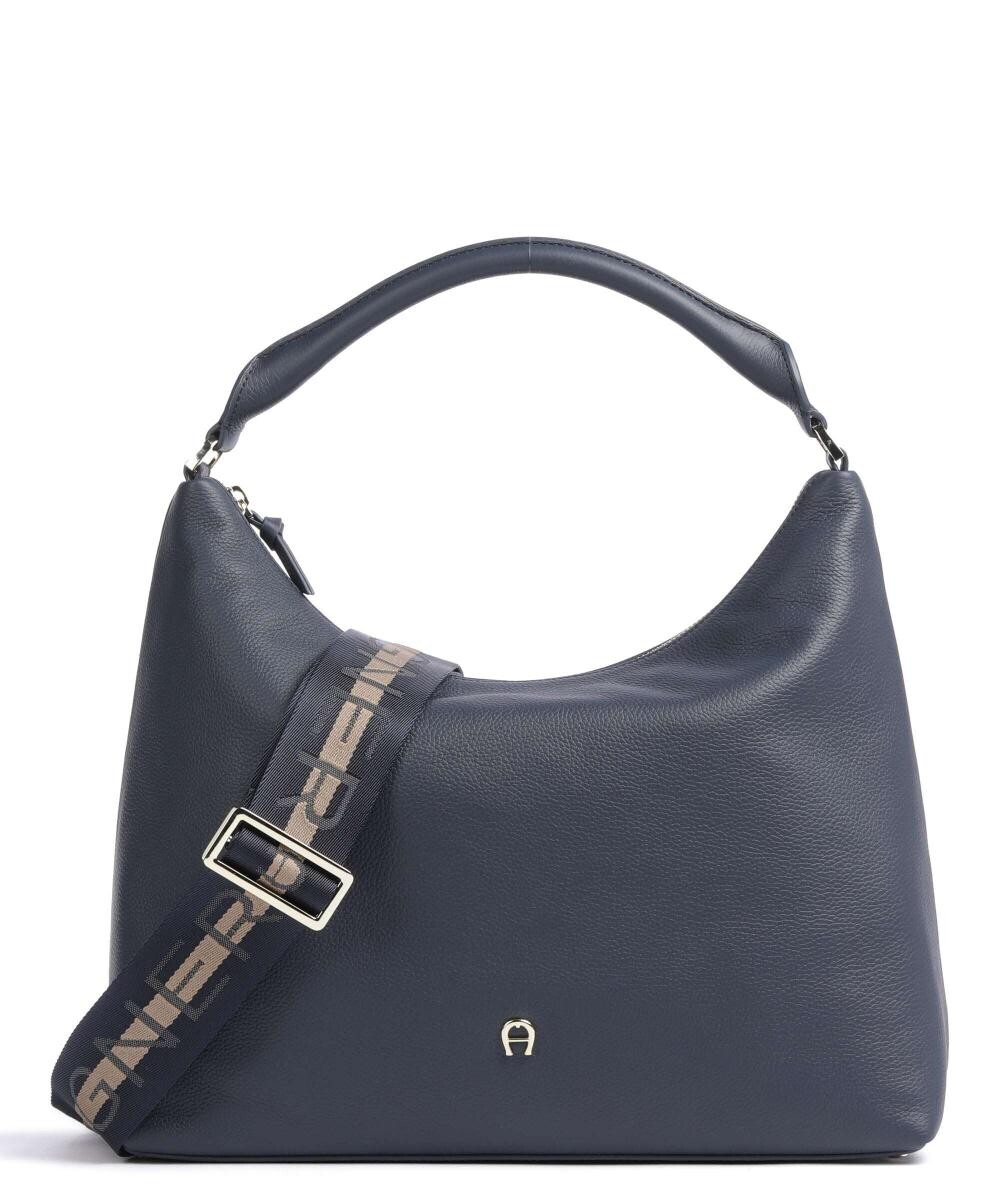 

Сумка-Ведро Zita из зерненой коровьей кожи Aigner, синий