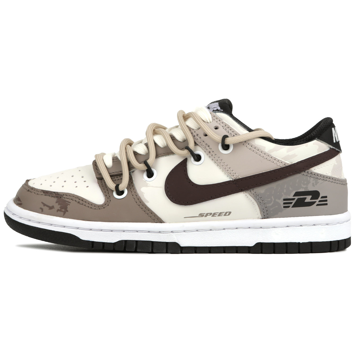 

Nike Dunk Panda Abrasion Resistant Low top Skateboard Shoes Unisex бежевый белый коричневый