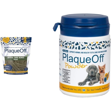 

Proden Plaqueoff Dental Bones Vegetable Fusion 13 шт. - 485 г для собак, плохой Swedencare Uk