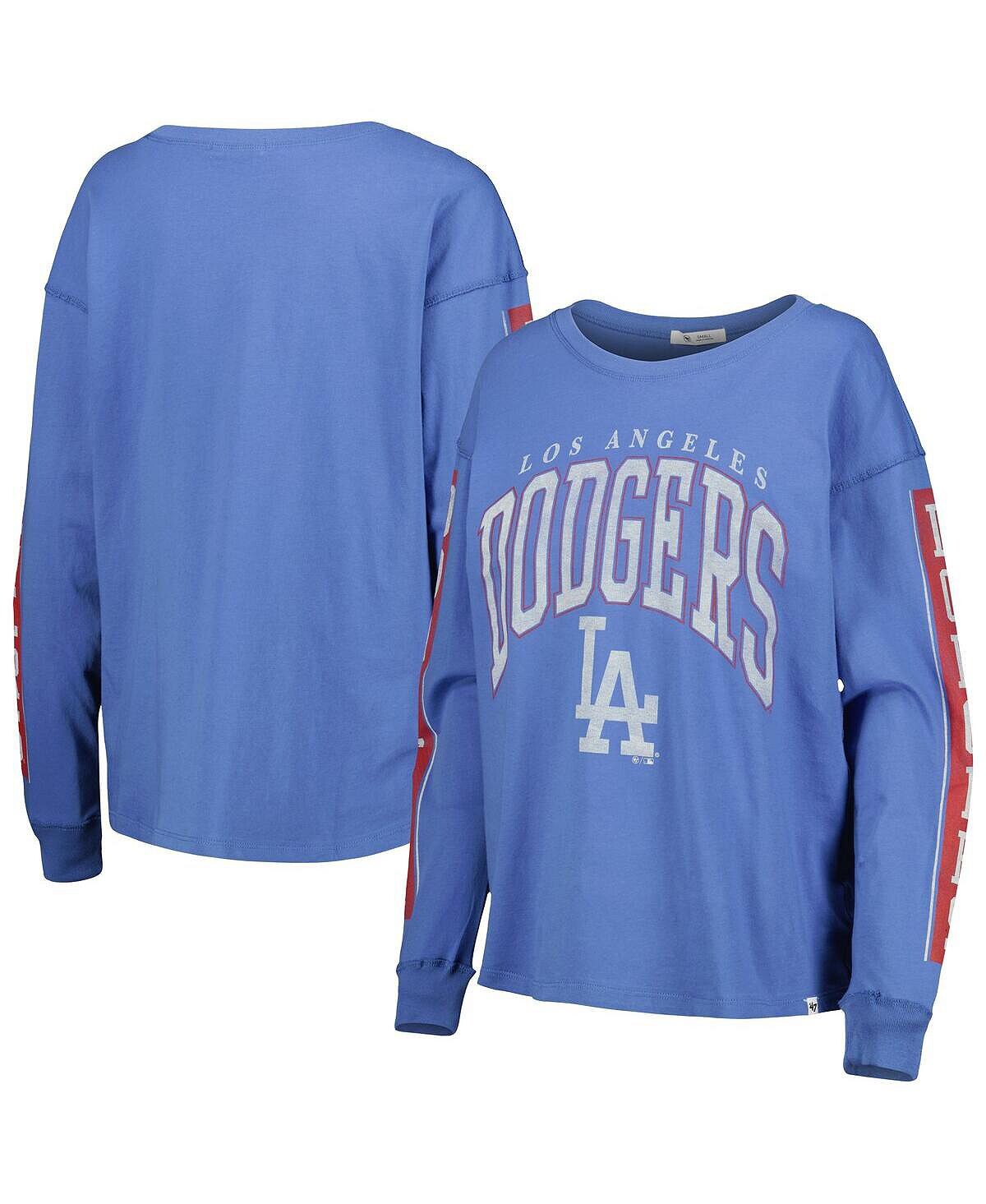 

Женская футболка Royal Los Angeles Dodgers с длинным рукавом '47 Brand