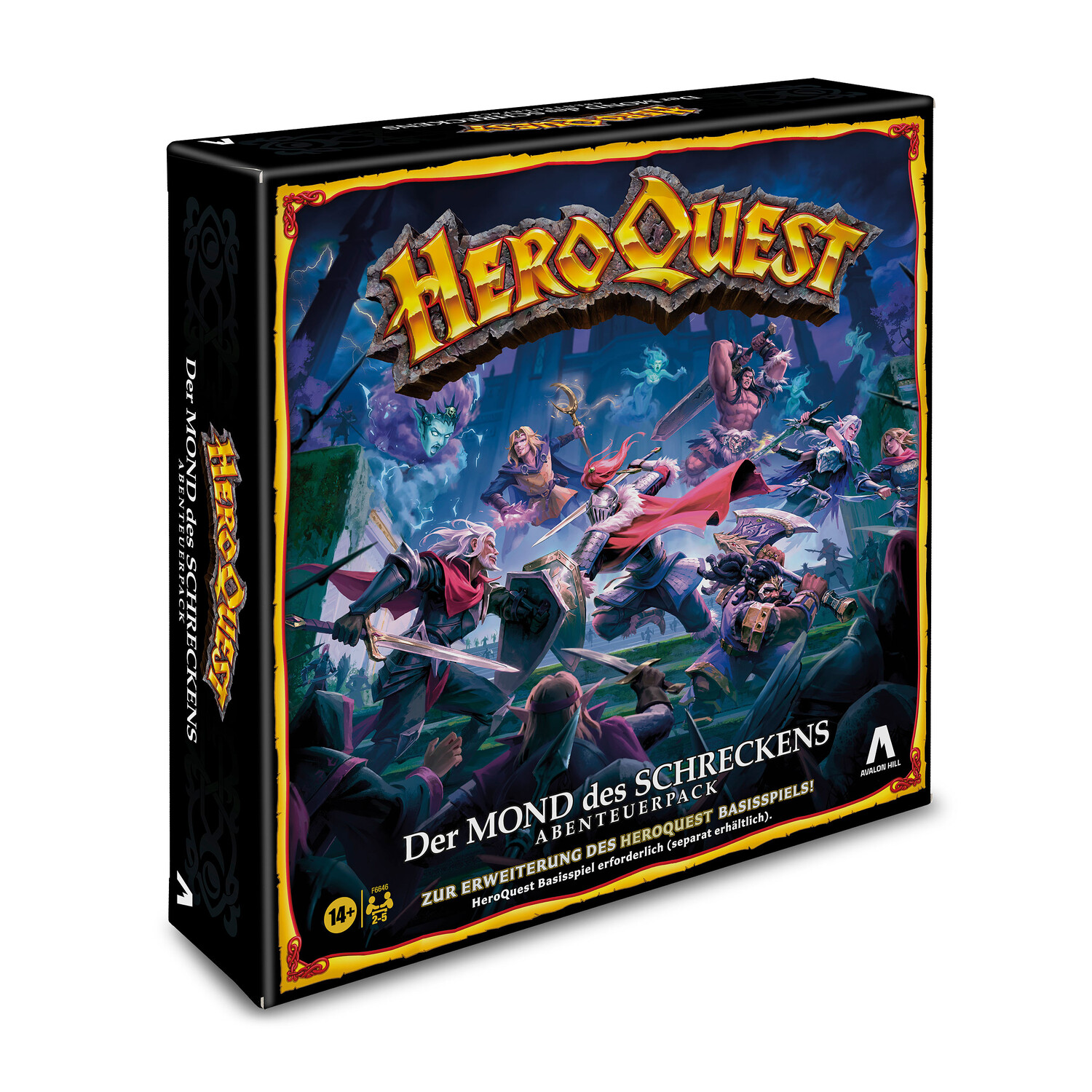 

HeroQuest — Avalon Hill — пакет приключений Луна ужаса, немецкое издание