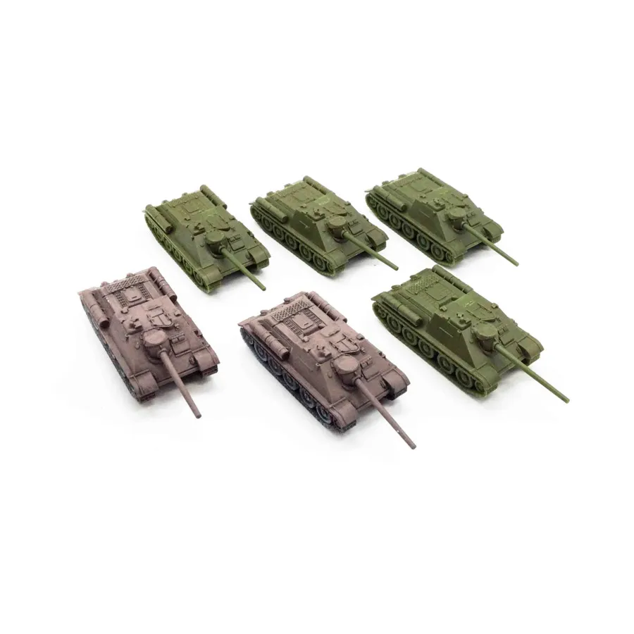 

СУ-122 Коллекция №5, Flames of War - WWII - Soviet - Loose Miniatures (15mm)