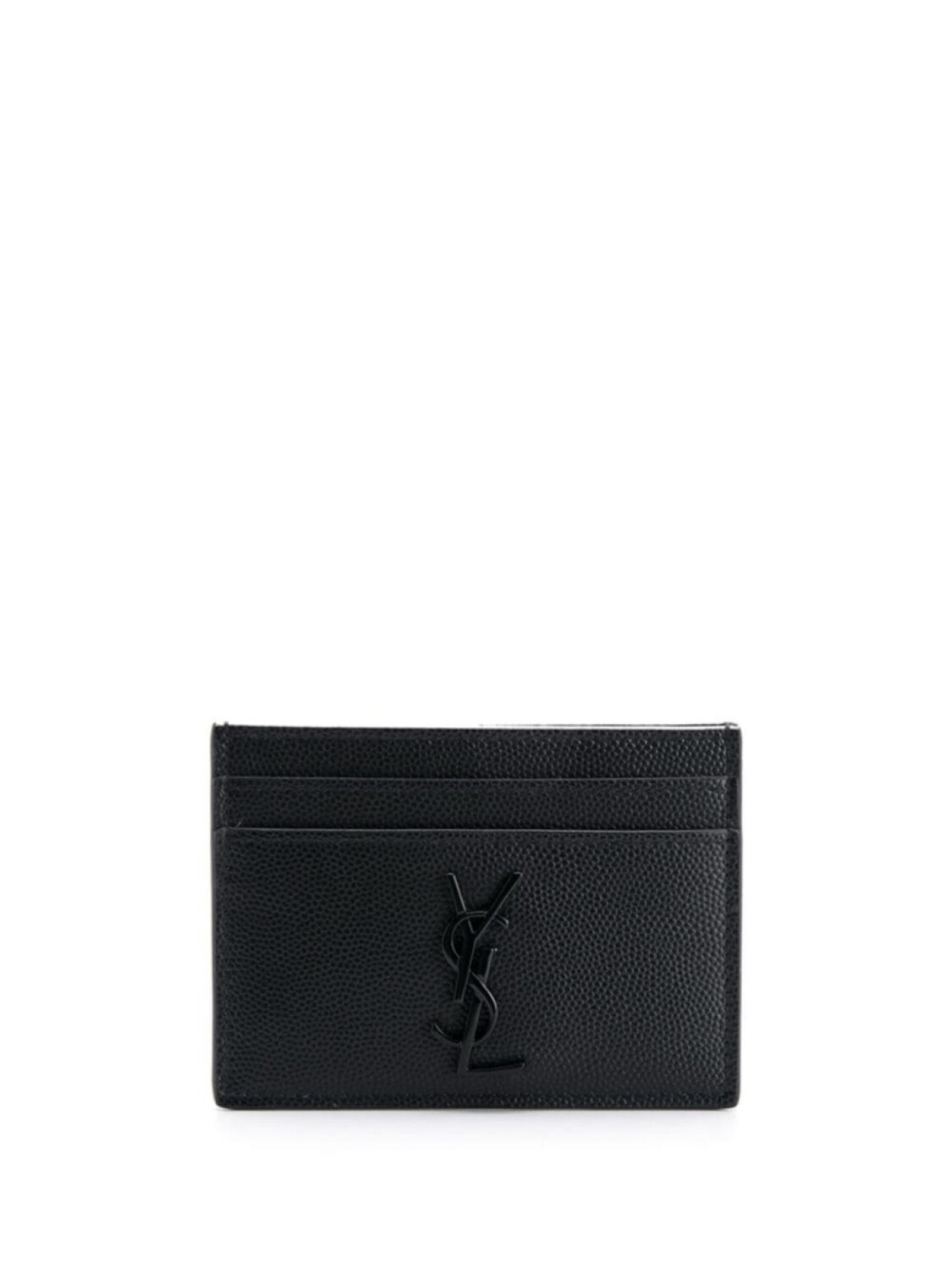 

Saint Laurent картхолдер с логотипом, черный