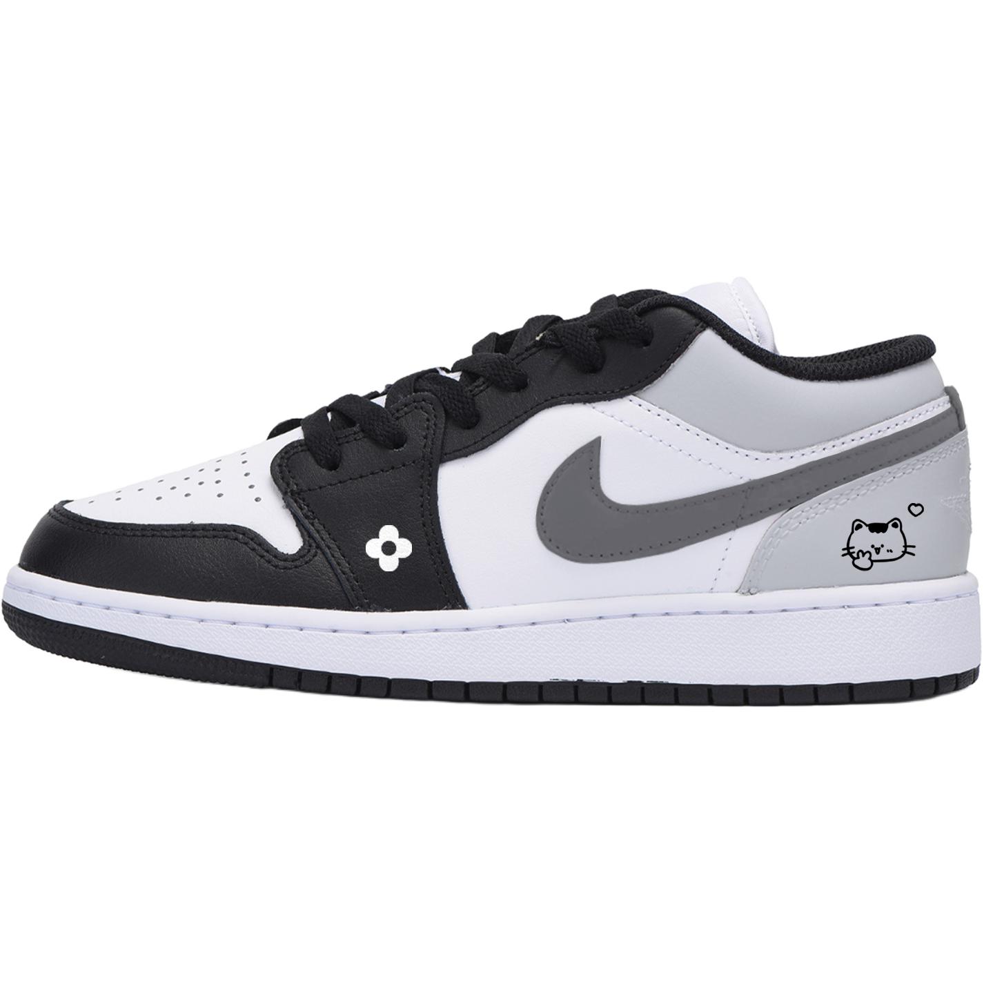 

Баскетбольные кроссовки Air 1 LOW Top для детей и подростков Jordan, белый