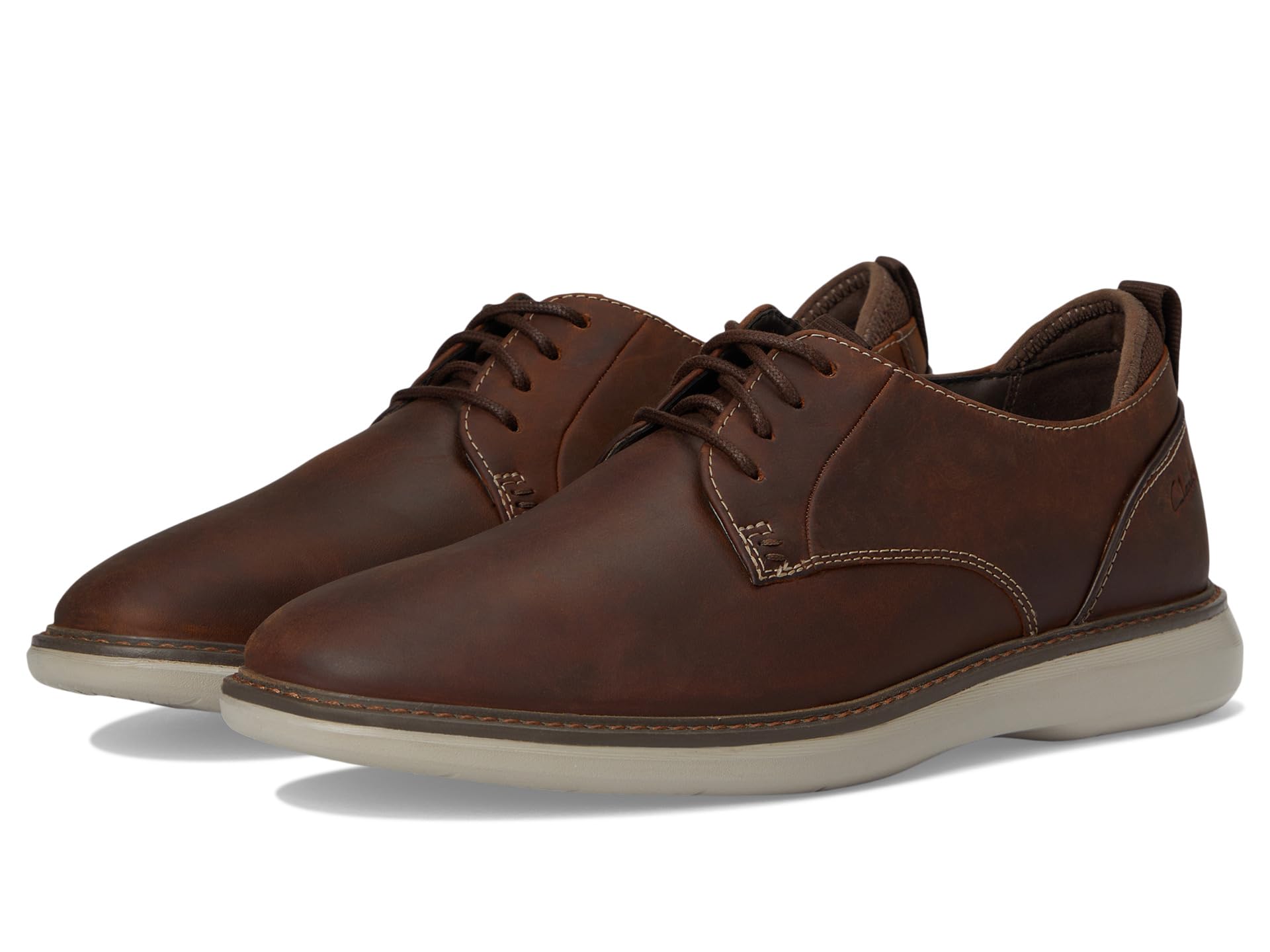 

Оксфорды Clarks Brantin Plain, цвет Beeswax Leather