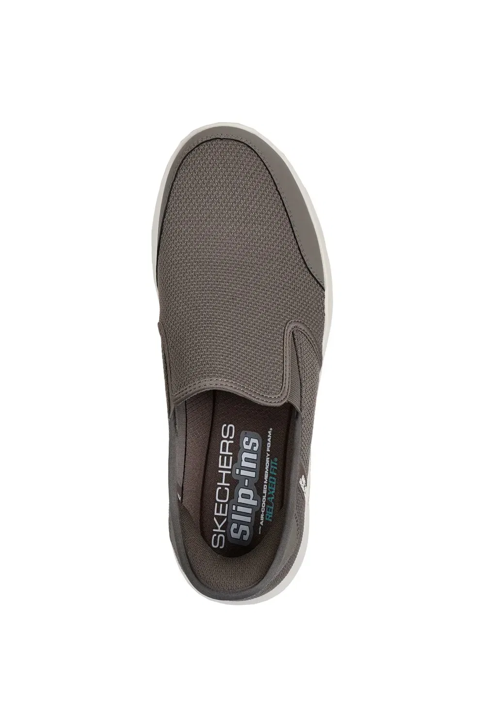Кроссовки Skechers Hands Free Slip-ins Equalizer 5.0 Drayze, серо-коричневый — фото 3