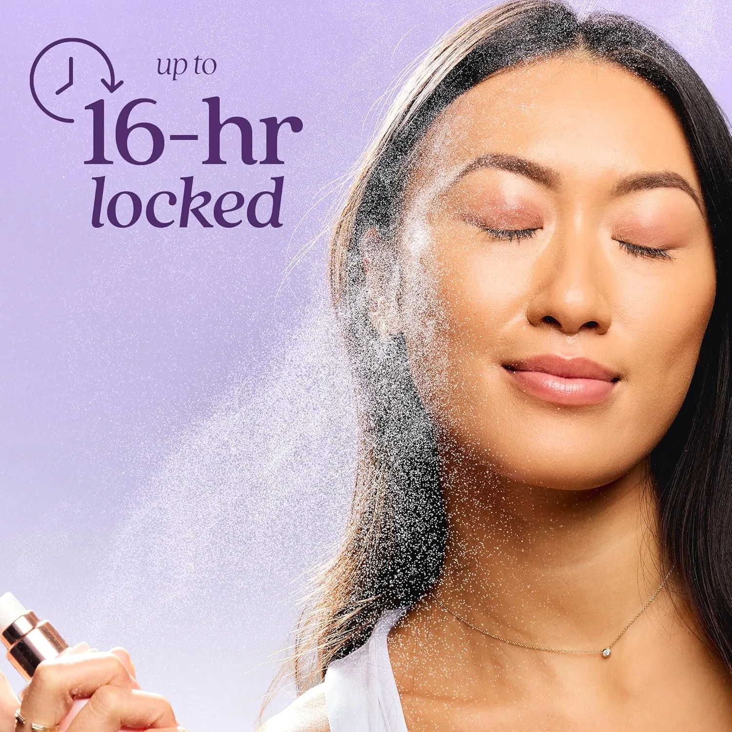 Tarte Life Lock Hydrating Setting Spray - 10-в-1 легкий спрей с гиалуроновой кислотой для увлажнения и фиксации макияжа, водостойкий, устойчивый к поту и переносу, веганский и cruelty free 100 мл (1 шт.) — фото 3
