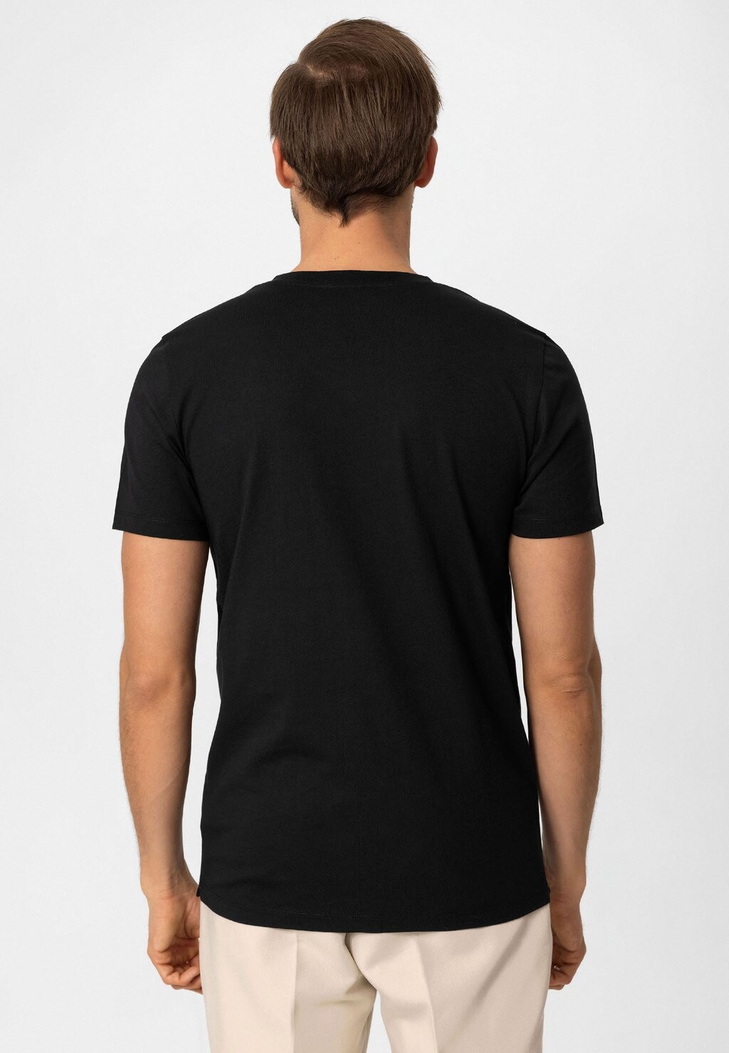 

Базовая футболка V-NECK 2 PACK SHORT SLEEVE Antioch, черный