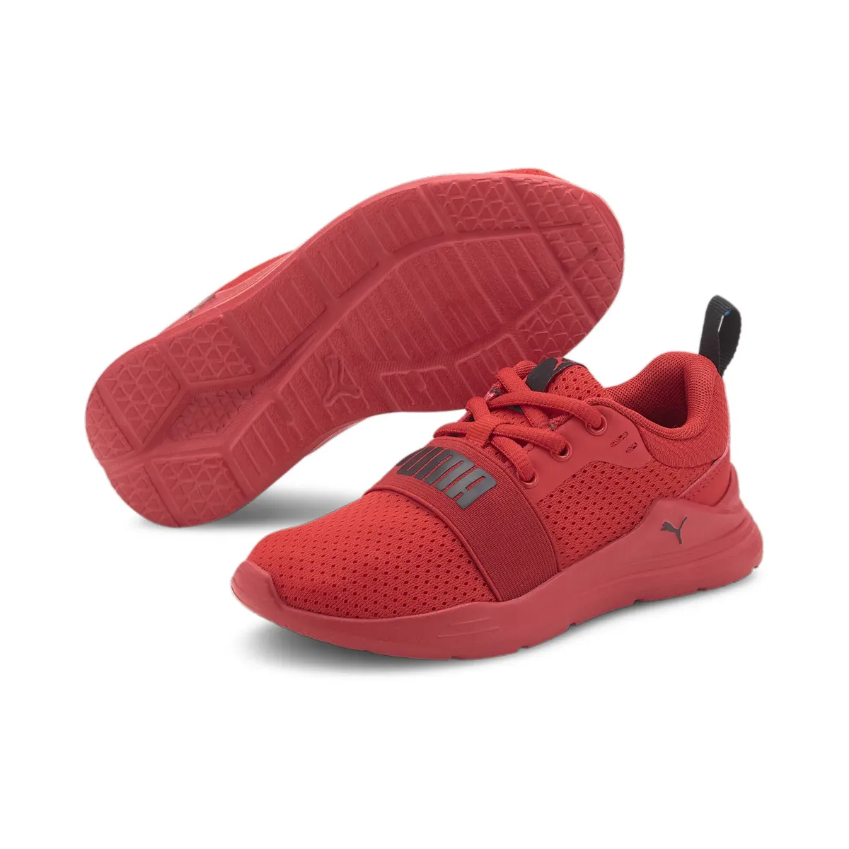 

Кроссовки PUMA "WIRED RUN PS", цвет High Risk Red- Puma Black