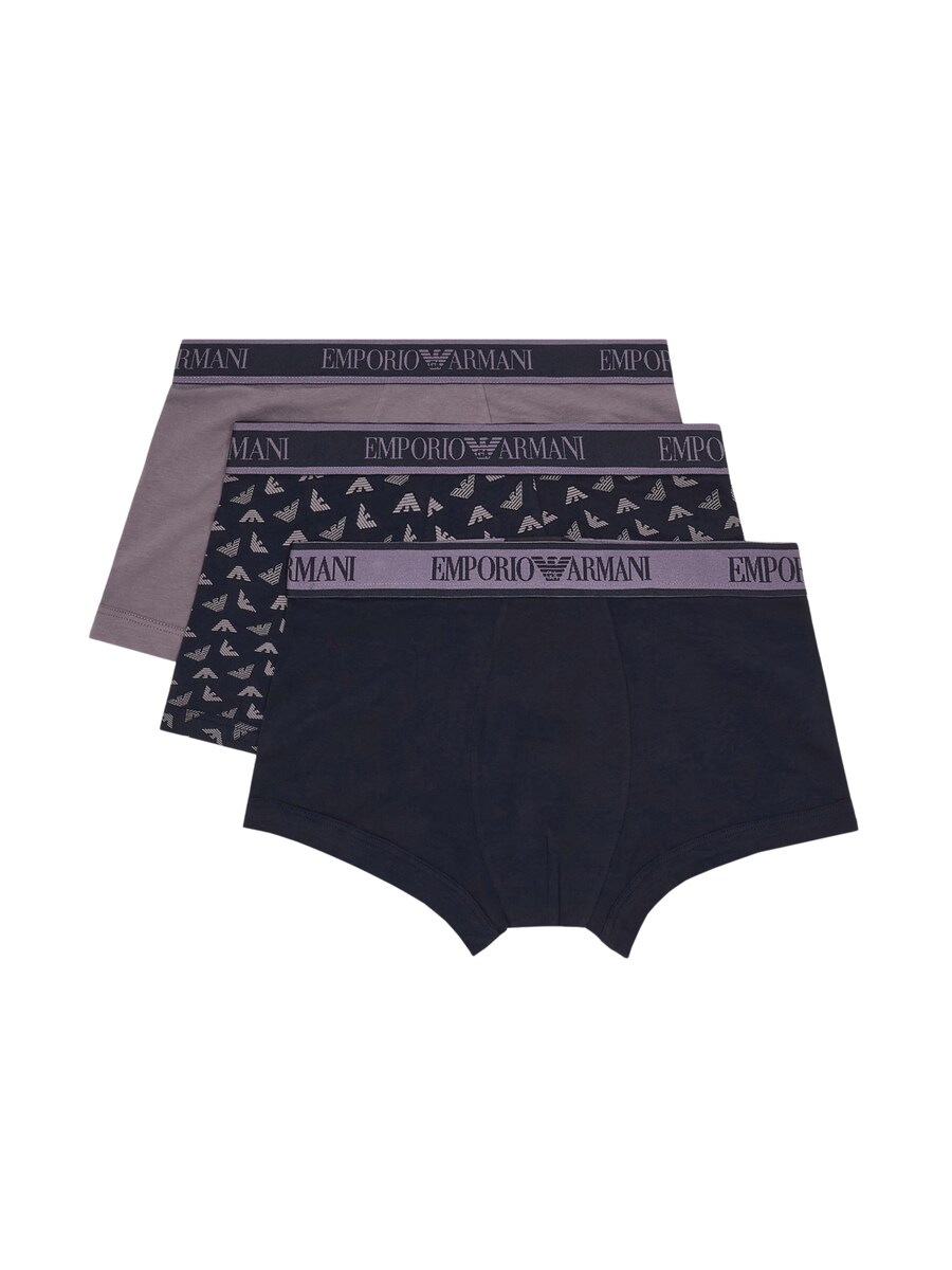 

Боксеры Emporio Armani, цвет Blue/Night blue/Lilac/Lavender