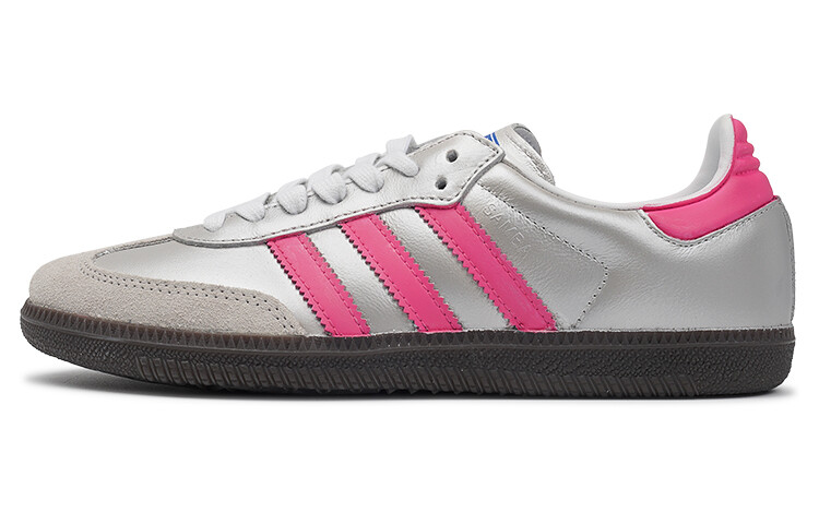 

Кроссовки Adidas Originals Samba Skateboard Shoes Unisex Low-Top Silver/Pink
