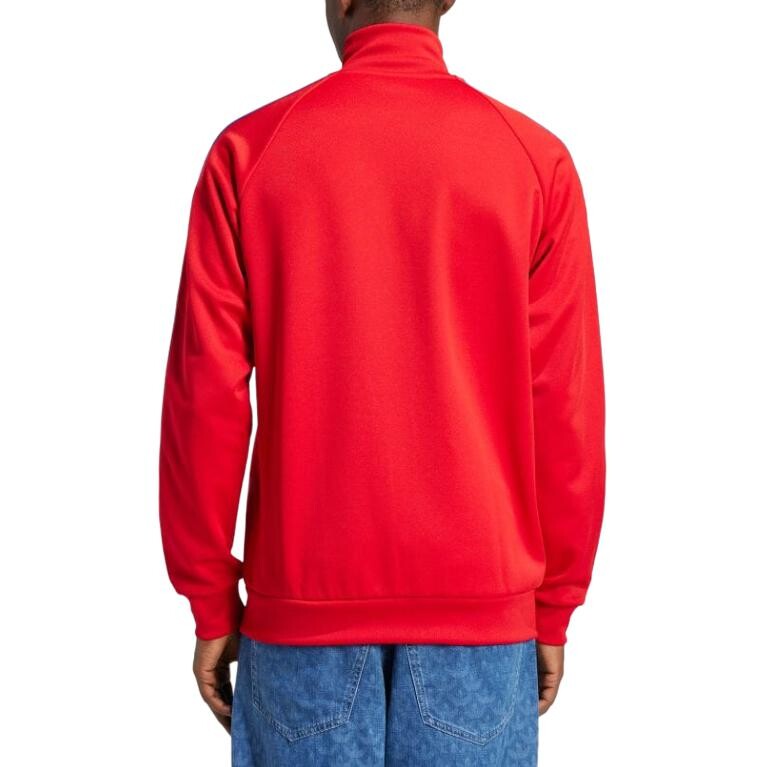Куртка мужская алая Adidas Originals, цвет Scarlet — фото 4