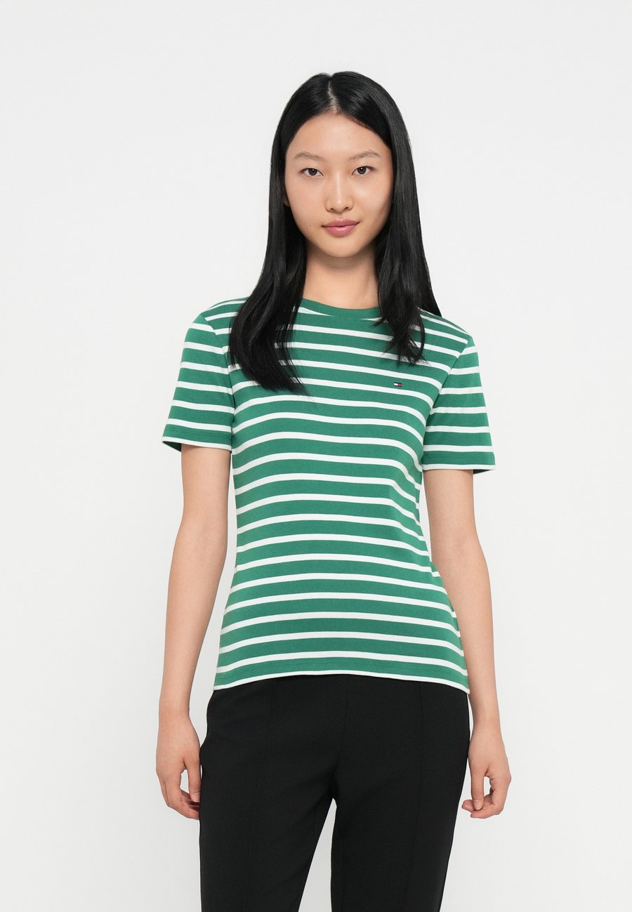 

Футболка Tommy Hilfiger SLIM CODY, Nouveau Green/Ecru/White, Белый, Футболка Tommy Hilfiger SLIM CODY, Nouveau Green/Ecru/White