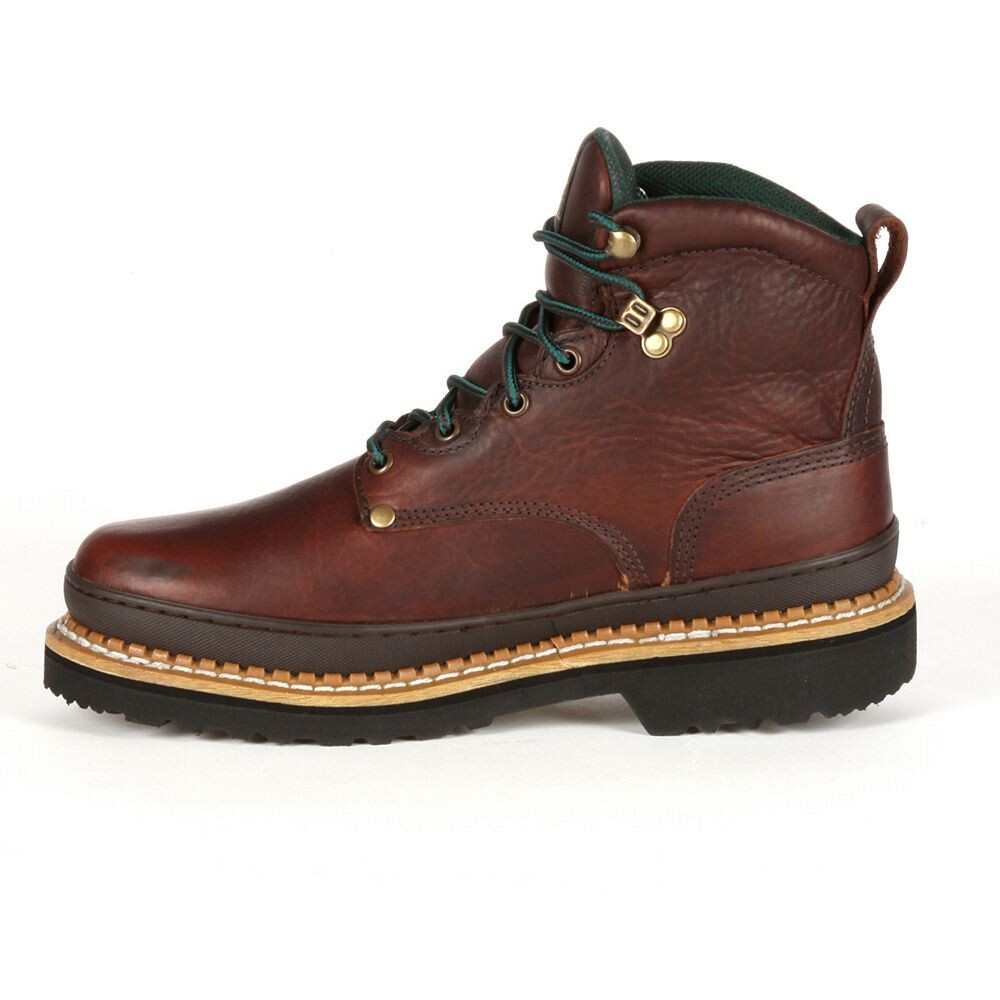 Georgia Boots Мужские рабочие ботинки Georgia Giant 6, цвет Soggy Brown — фото 3