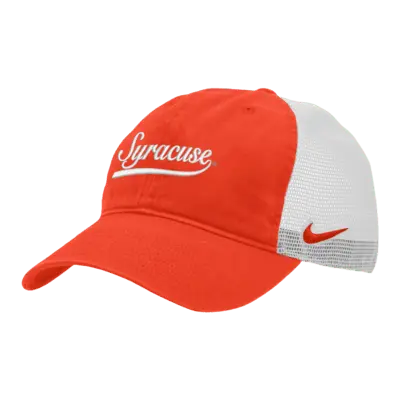 

Бейсболка Nike Syracuse Heritage86 College Trucker Hat, цвет Team Orange