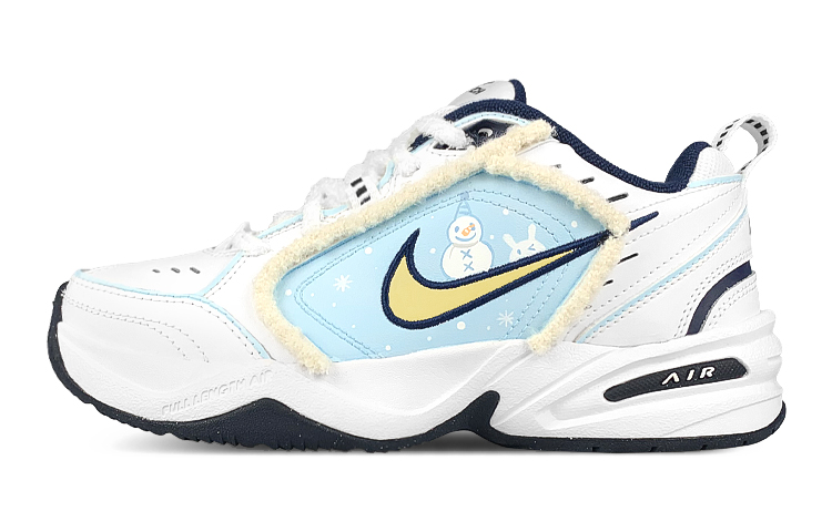 

Кроссовки Nike Air Monarch 4 Chunky Sneakers Unisex Low-top White Blue, белый