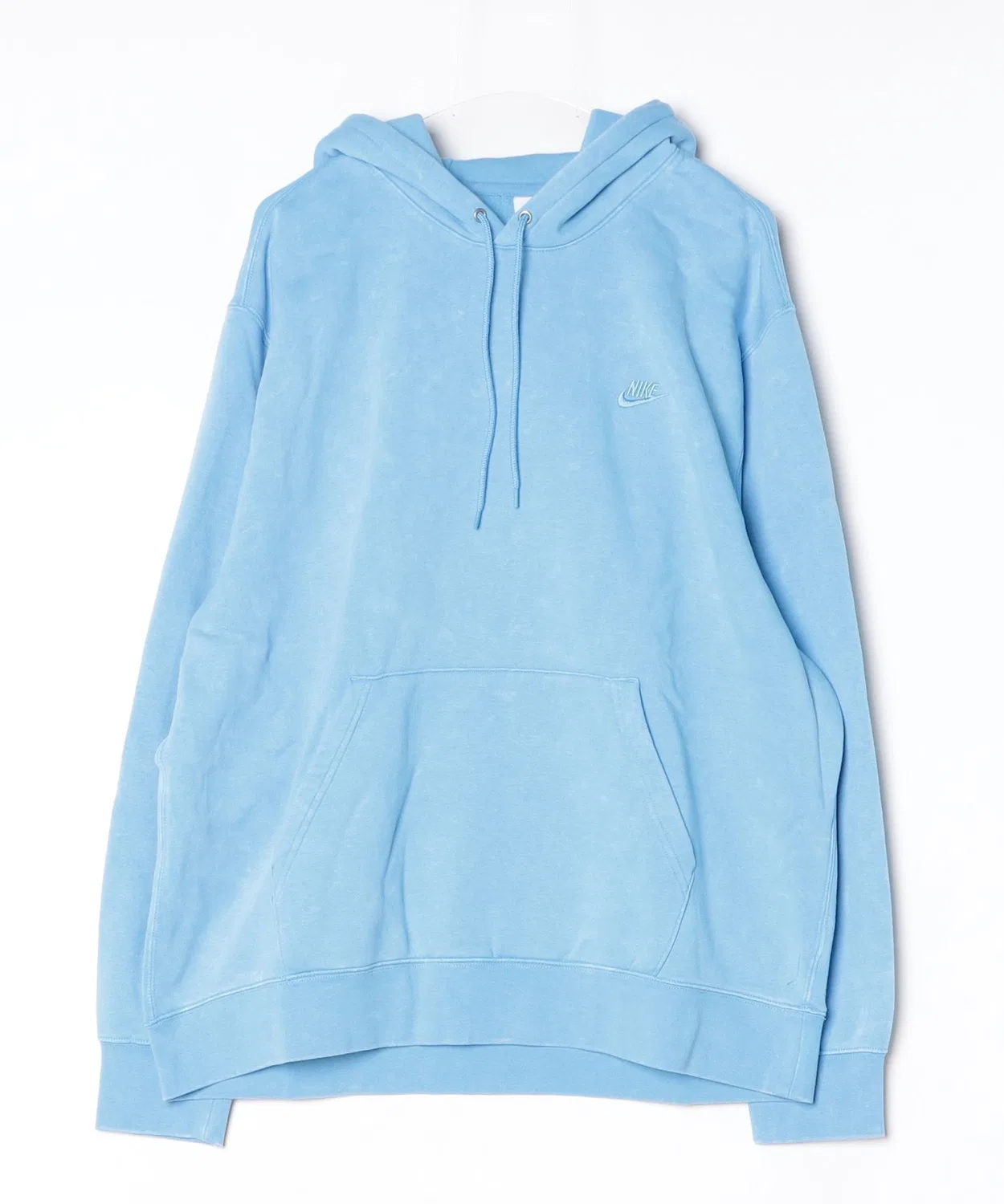 Худи Nike Club BB с капюшоном, флис, синий