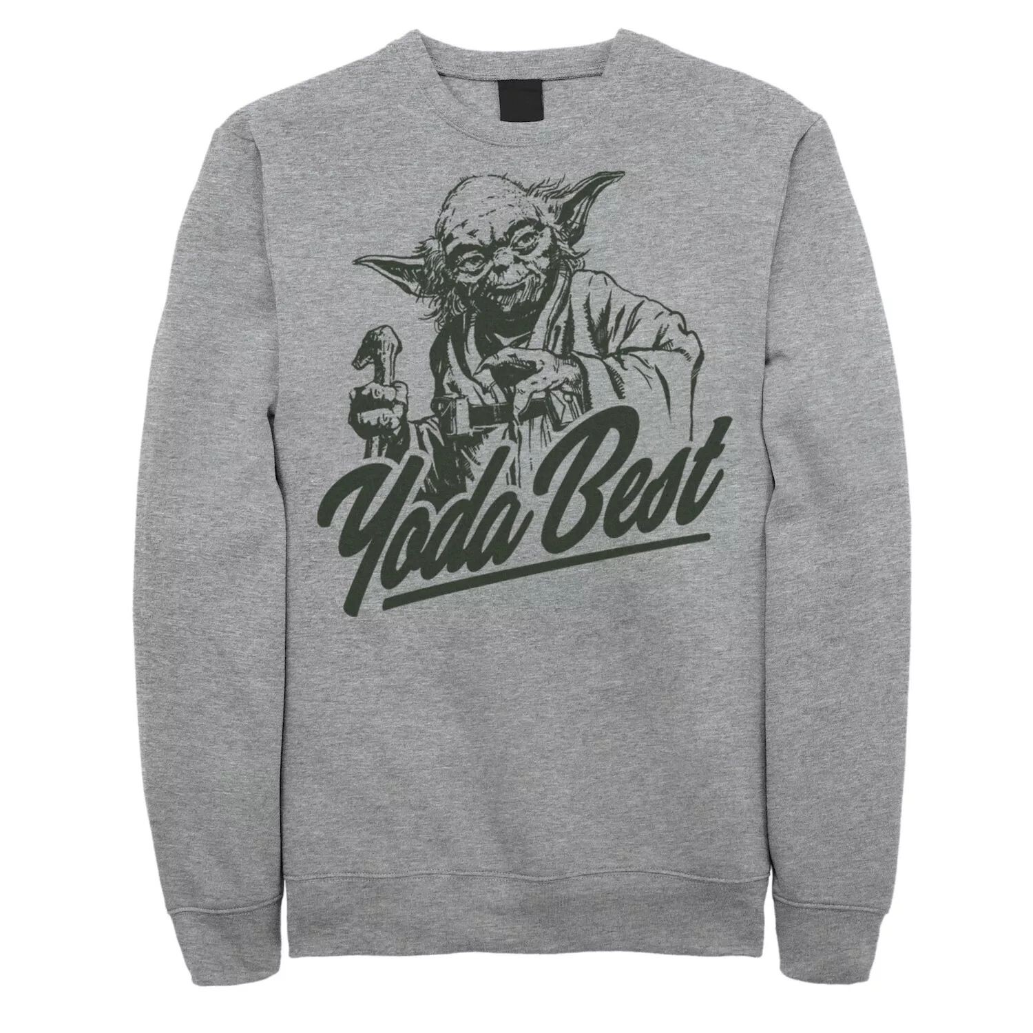 

Мужской свитшот с рисунком Yoda Best Outline и портретом Star Wars
