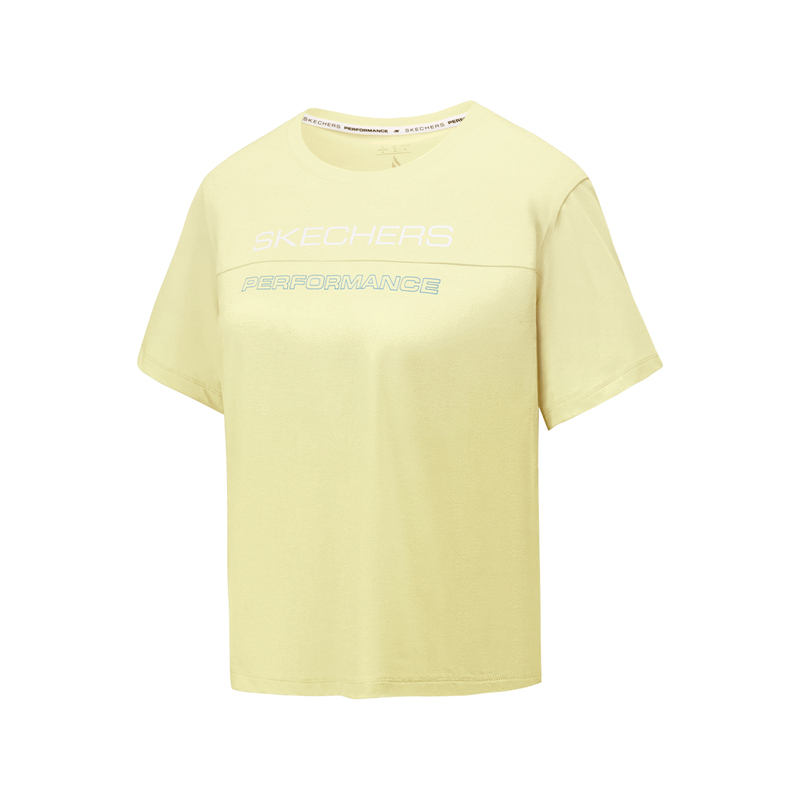 

Обычная футболка женская Skechers, бежевый