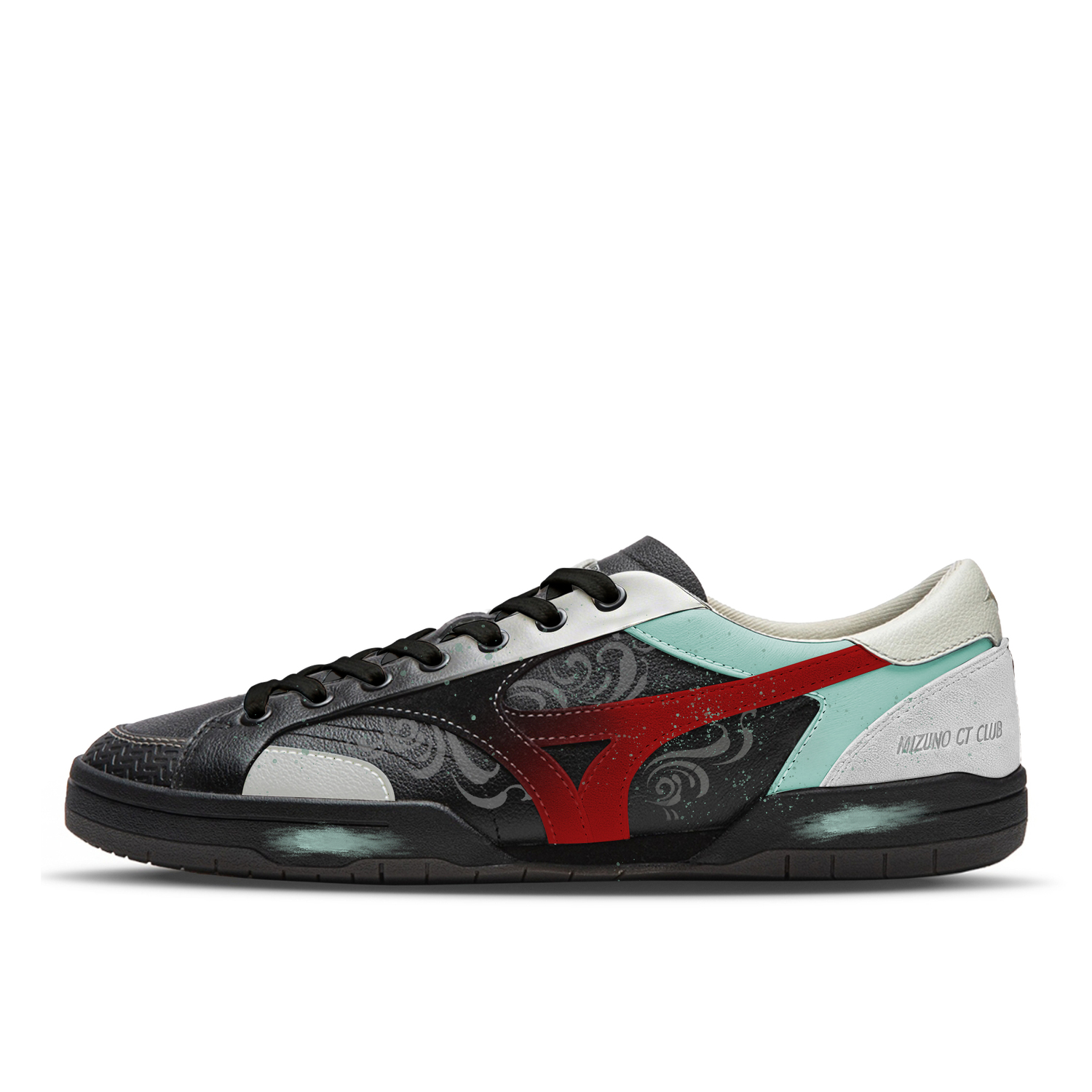 

Mizuno CT CLUB устойчивые к истиранию и скольжению низкие кроссовки для скейтбординга Unisex черные белые красные
