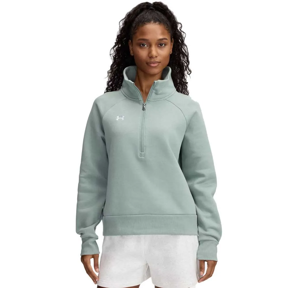

Толстовка Under Armour Rival Fleece half zip, зеленый