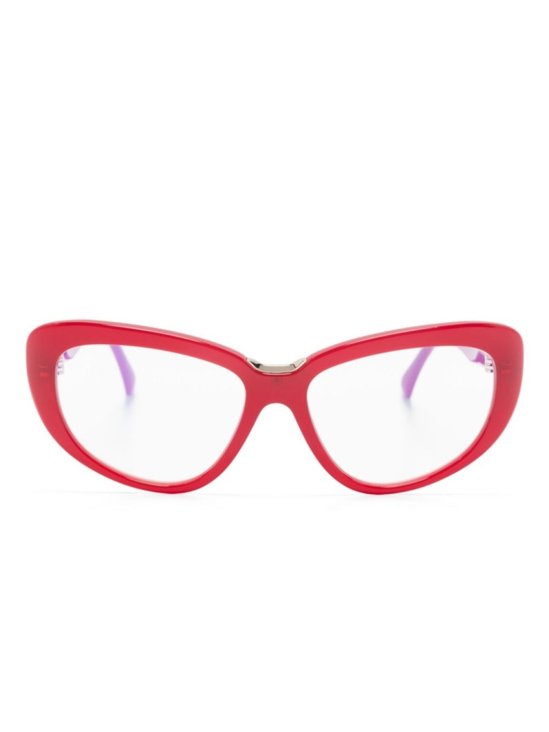 

Max Mara Eyewear очки в оправе 'кошачий глаз' с логотипом, красный
